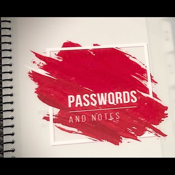 FORGET YOUR PASSWORDS? Now we have a solution! 11 styles of password books - Picture 8 of 15